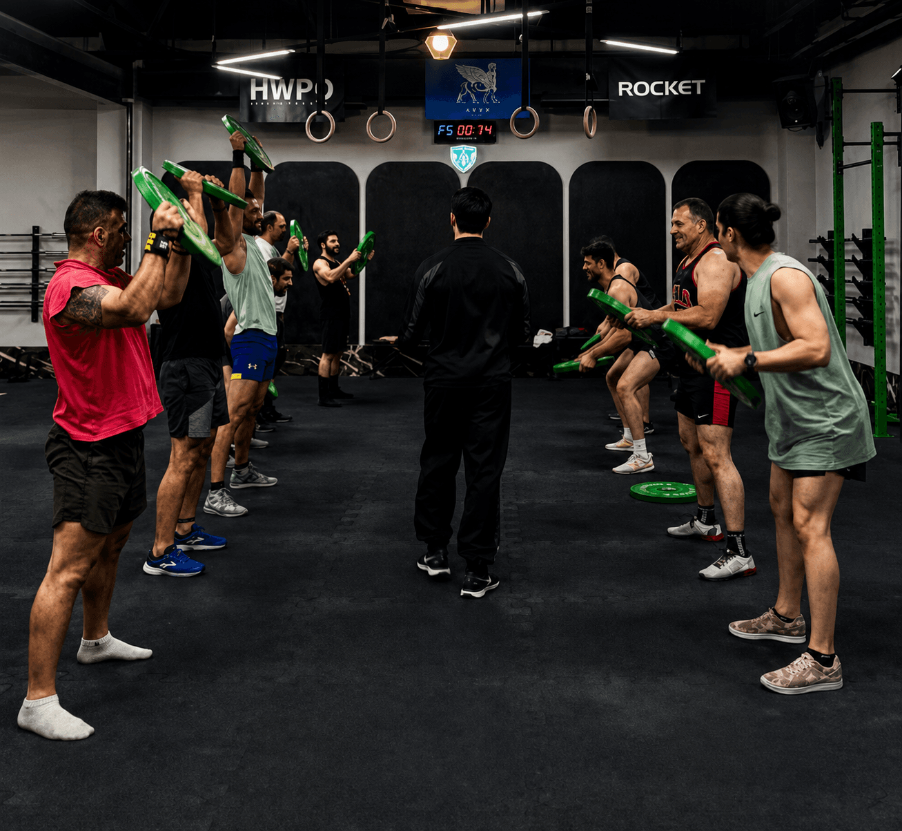 Inside FD Crossfit gym